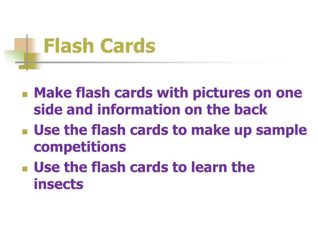 flash cards