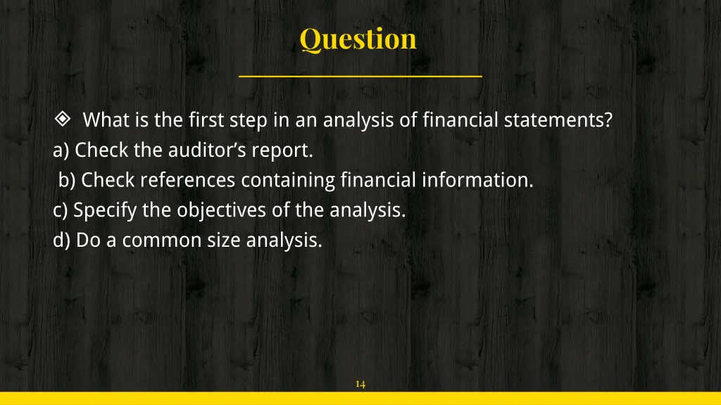 question 5