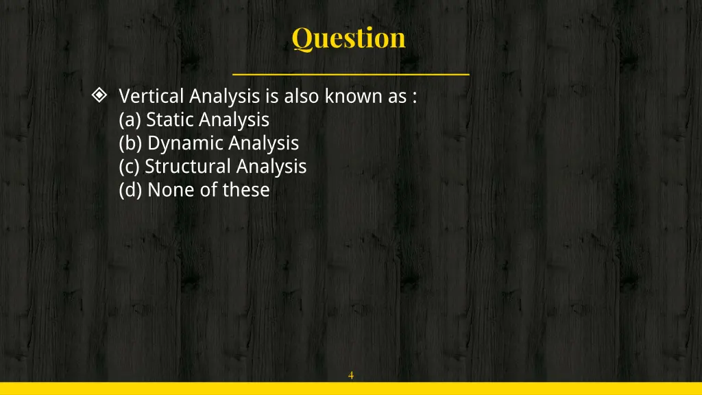 question