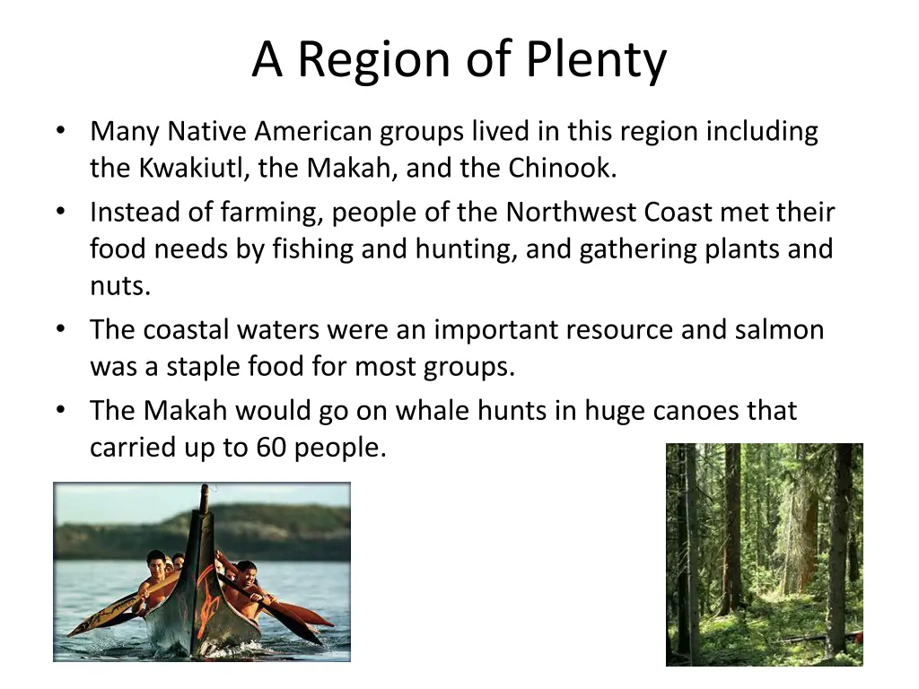 a region of plenty
