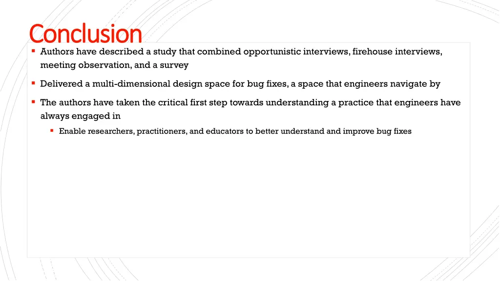 conclusion conclusion