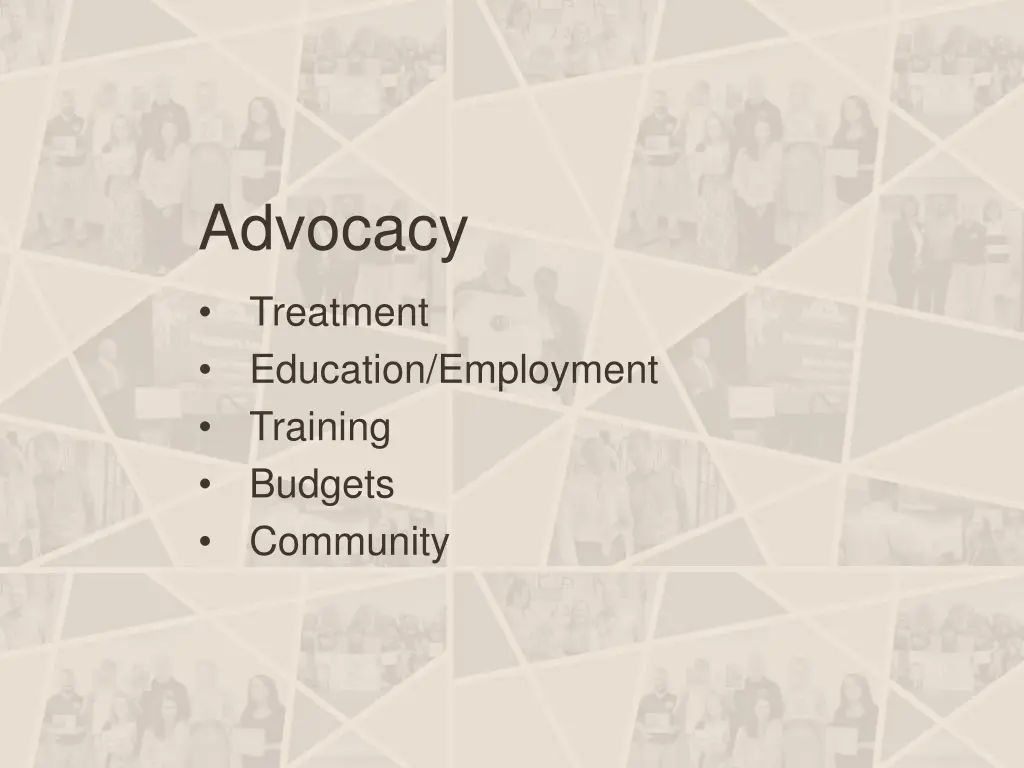 advocacy