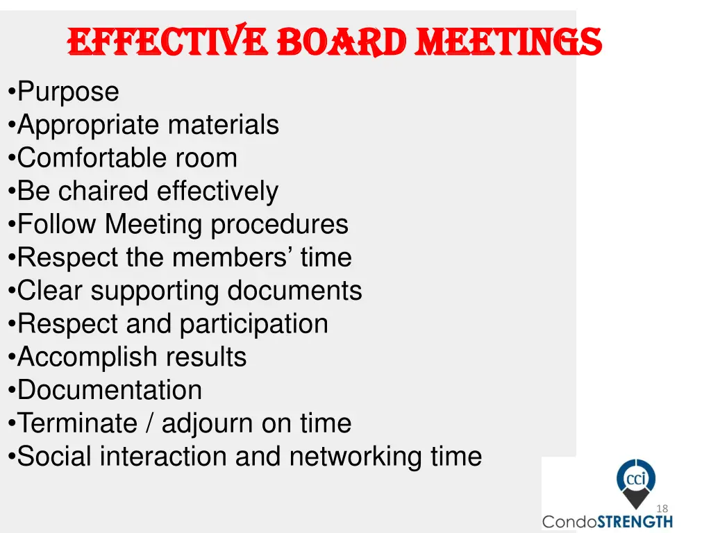 effective effective board meetings board meetings