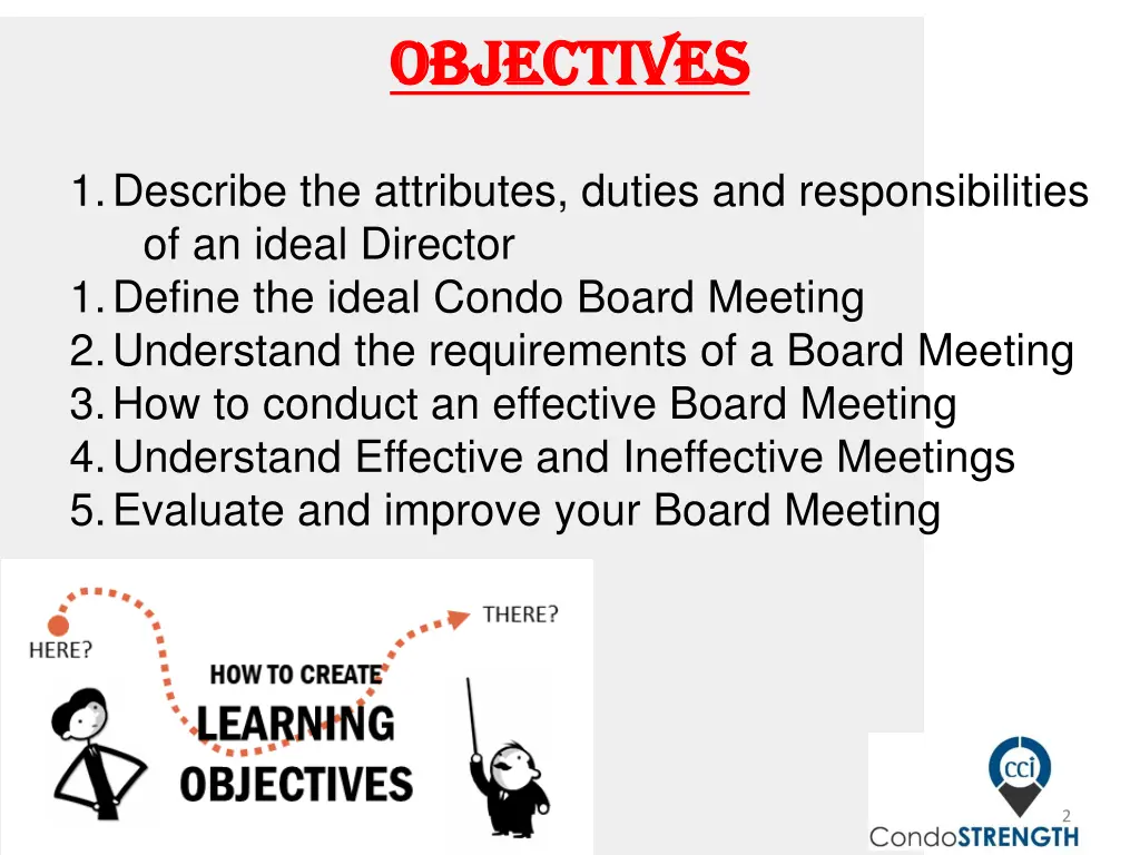 o objectives bjectives