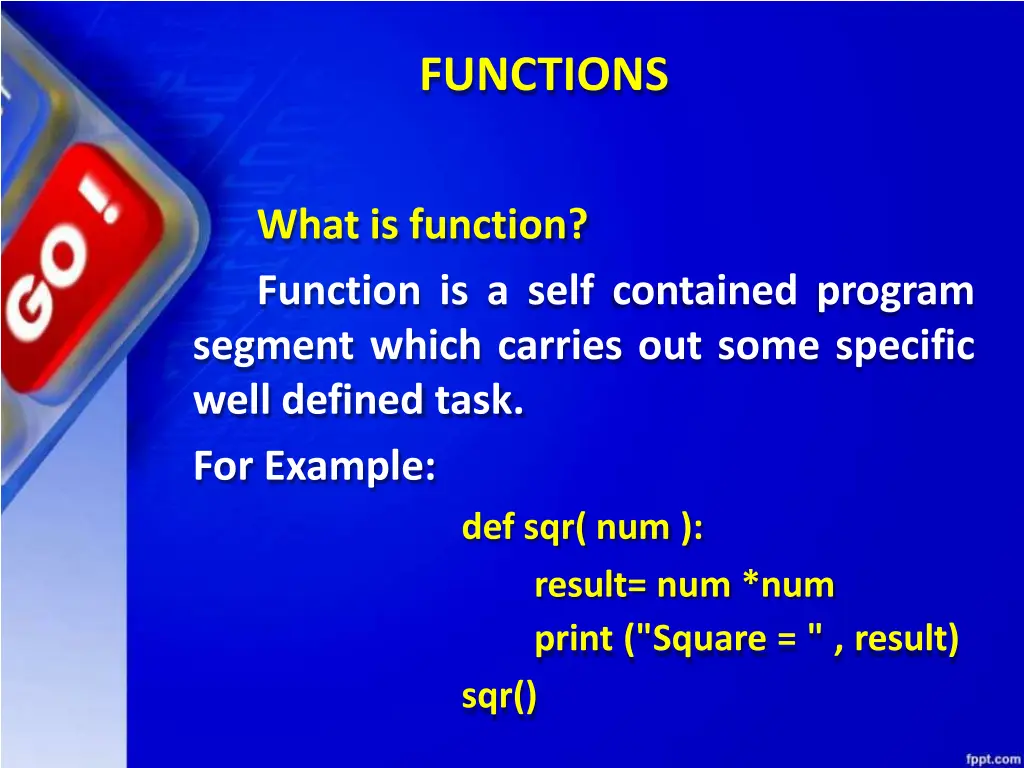functions
