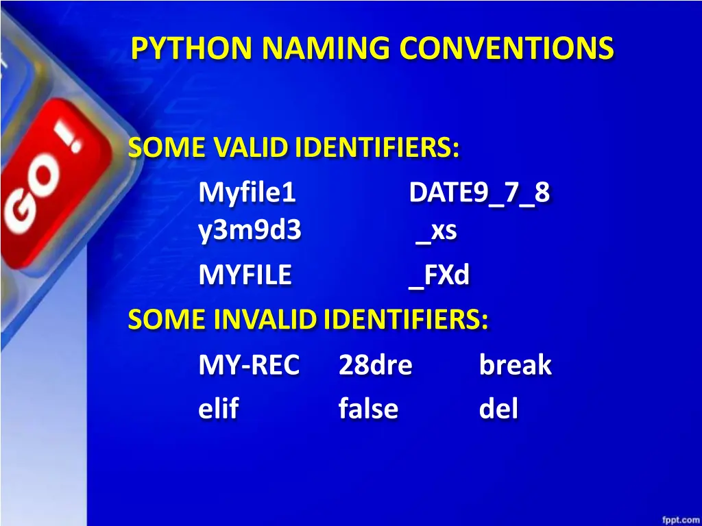 python naming conventions
