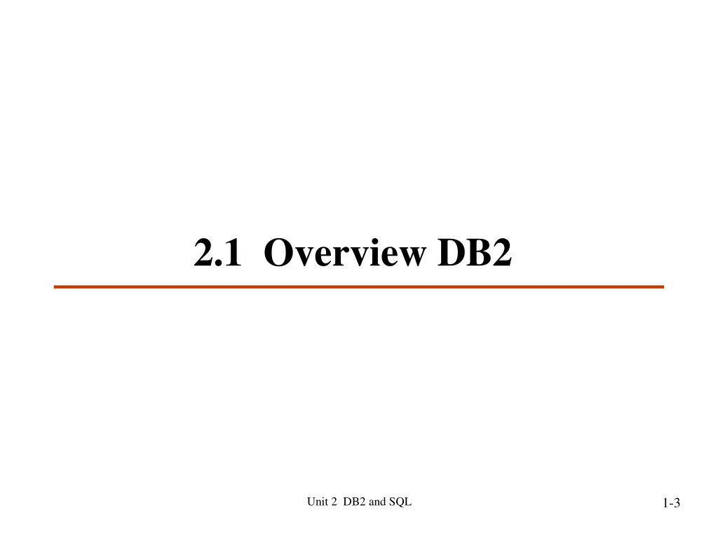 2 1 overview db2