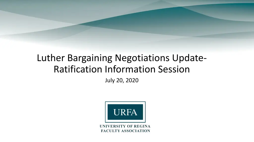 luther bargaining negotiations update