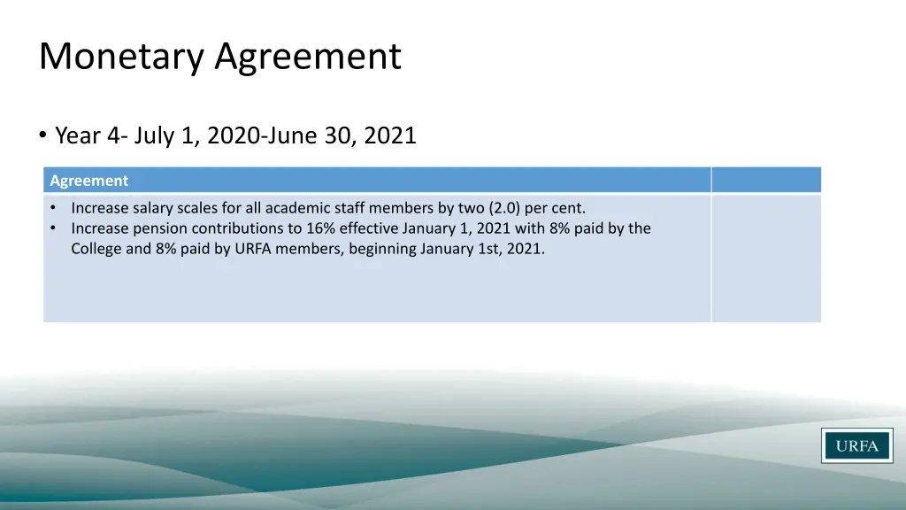 monetary agreement 3