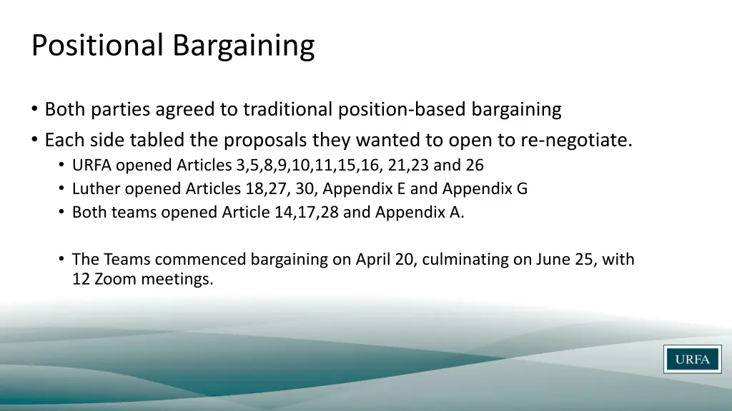 positional bargaining