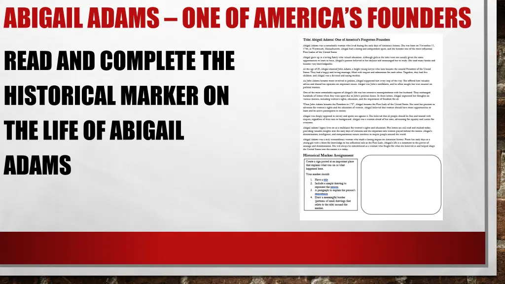abigail adams one of america s founders