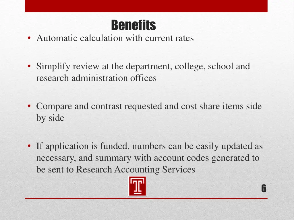 benefits