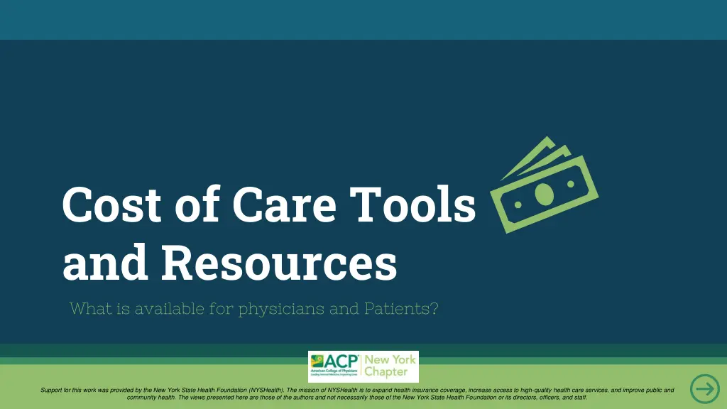 cost of care tools and resources what