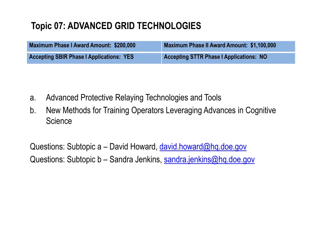 topic 07 advanced grid technologies