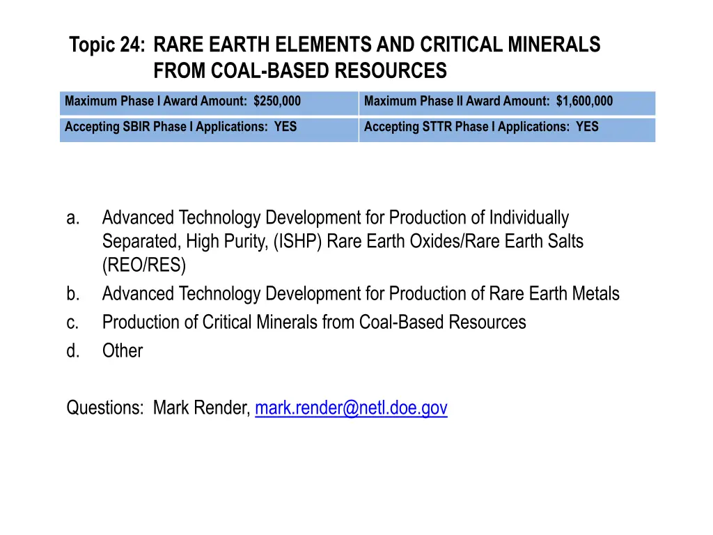 topic 24 rare earth elements and critical
