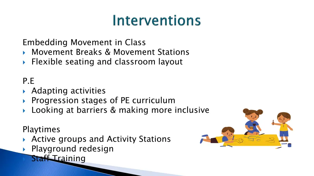 embedding movement in class movement breaks