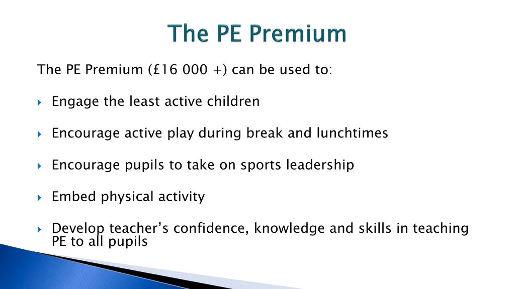 the pe premium 16 000 can be used to