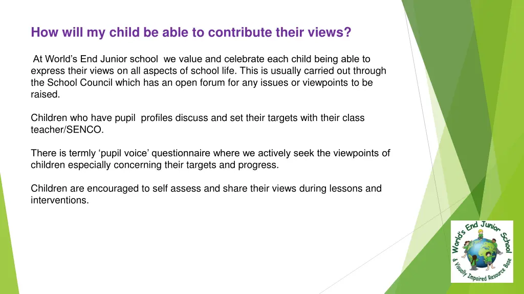 how will my child be able to contribute their