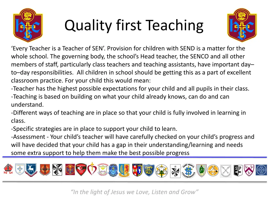 quality first teaching