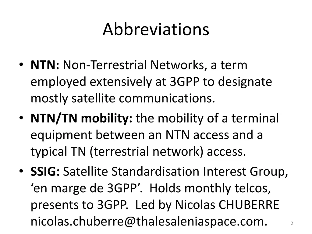 abbreviations