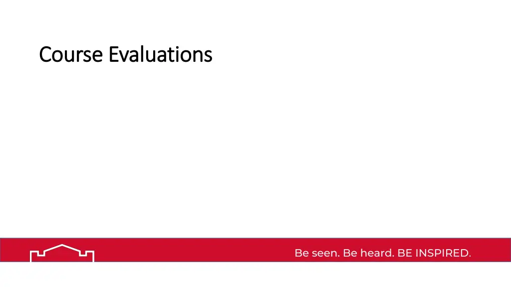 course evaluations course evaluations