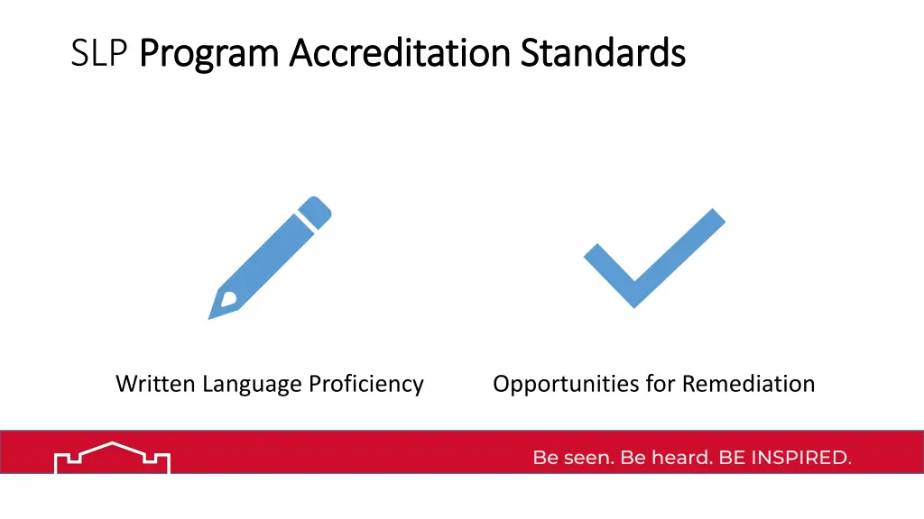 slp program accreditation standards program