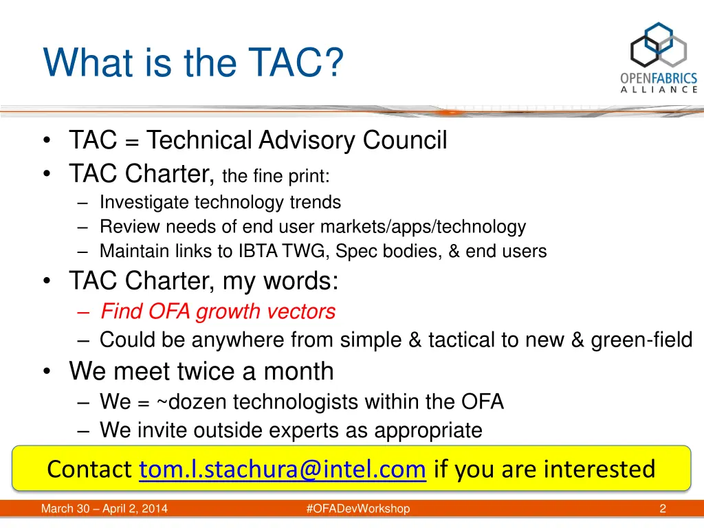 what is the tac