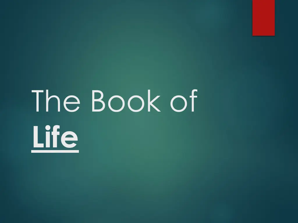 the book of life
