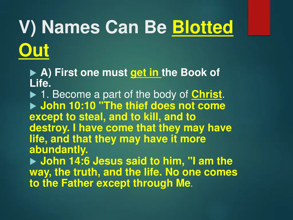v names can be blotted out