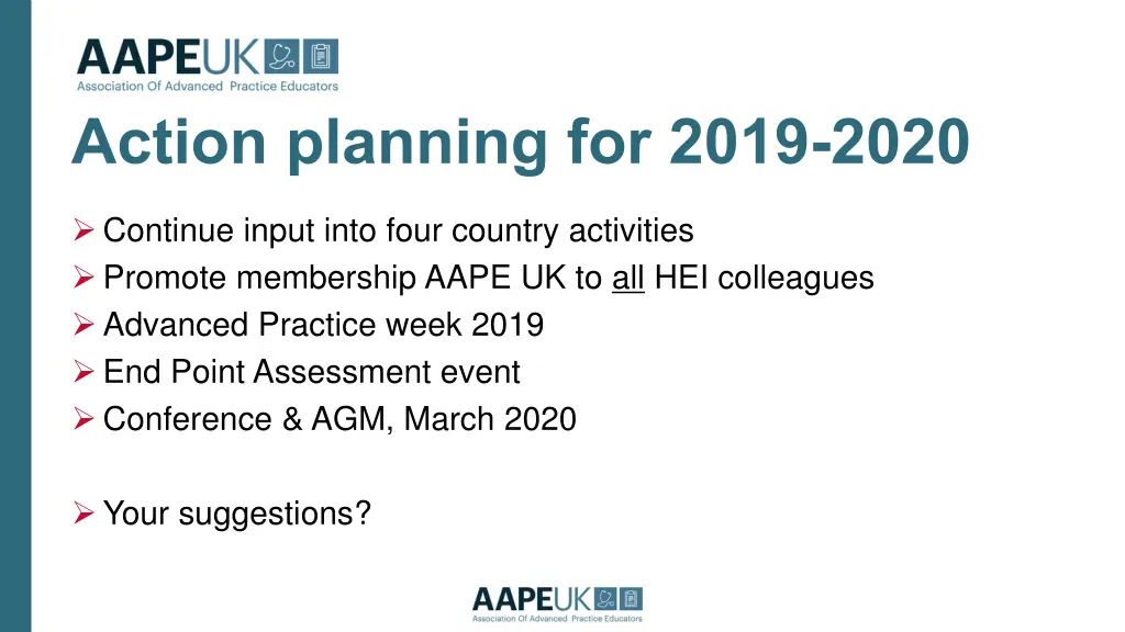 action planning for 2019 2020