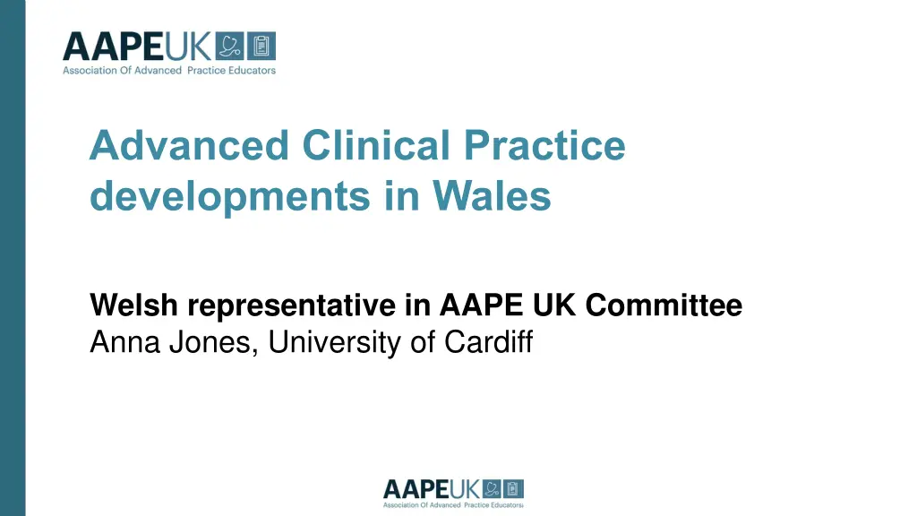 advanced clinical practice developments in wales