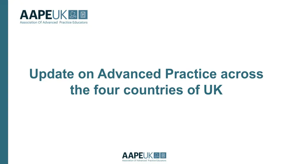 update on advanced practice across the four