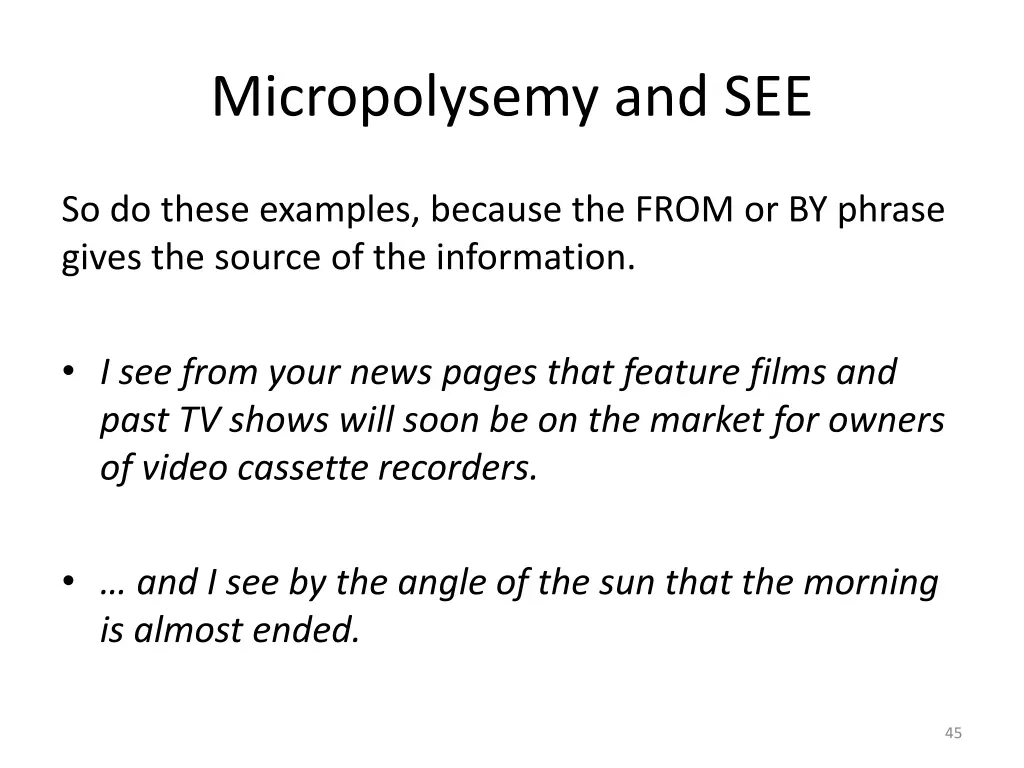 micropolysemy and see 1
