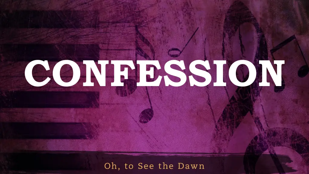 confession