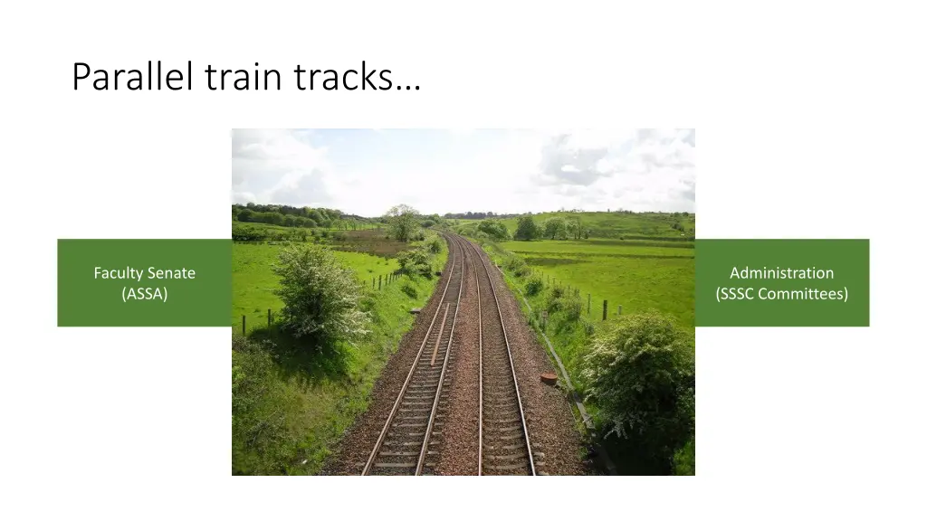 parallel train tracks