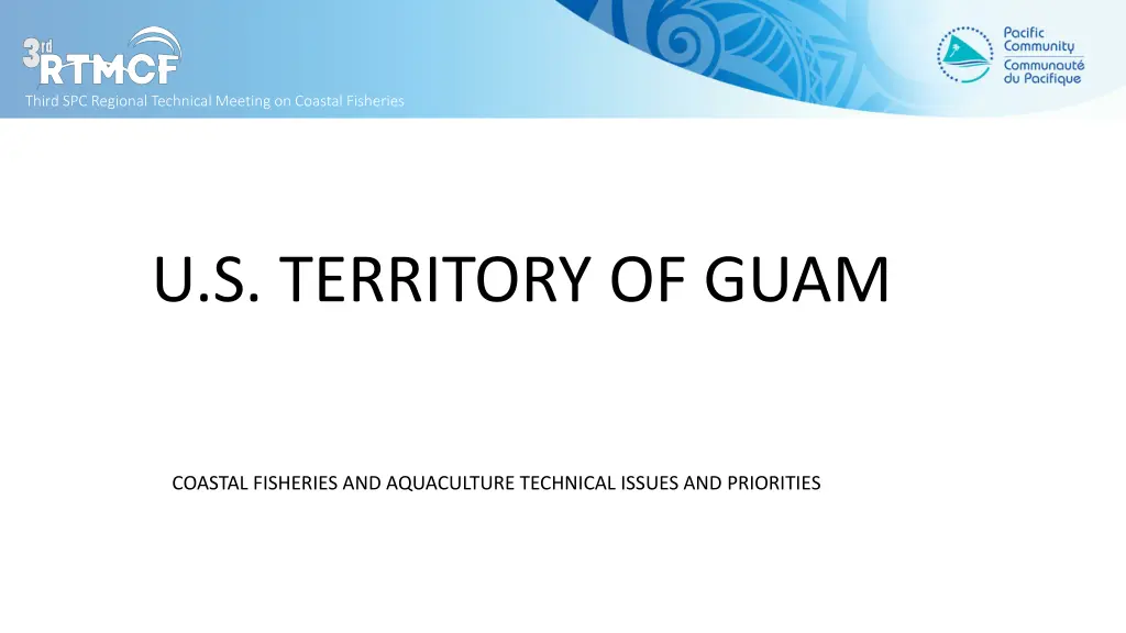 third spc regional technical meeting on coastal