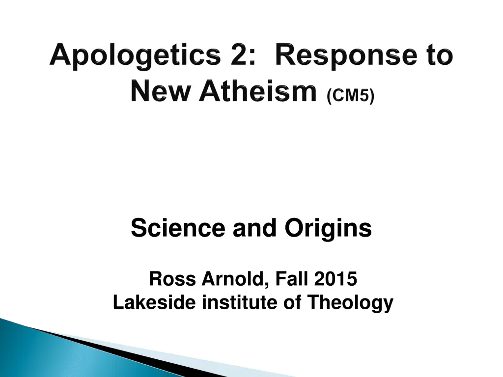 science and origins