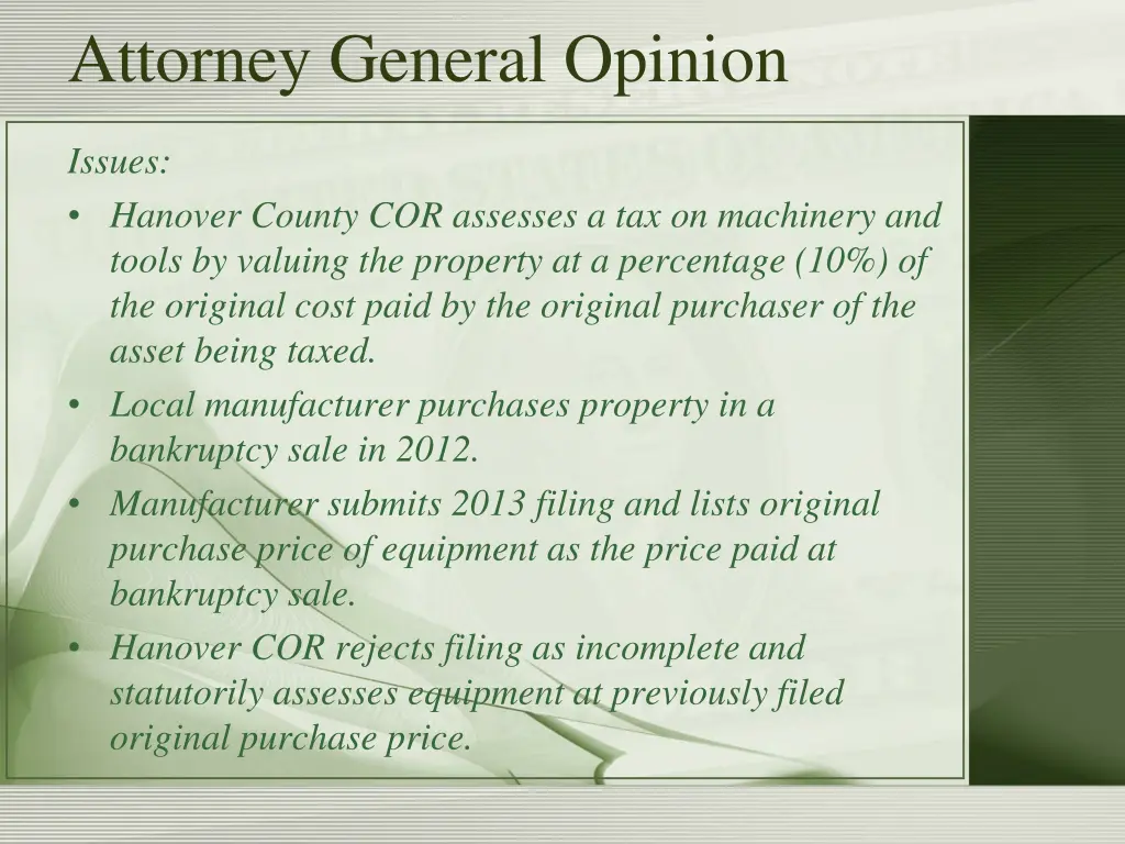 attorney general opinion 1