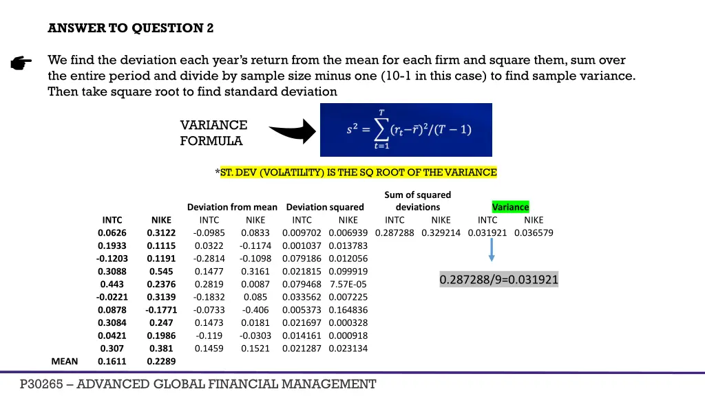 answer to question 2 3