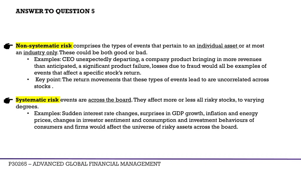 answer to question 5