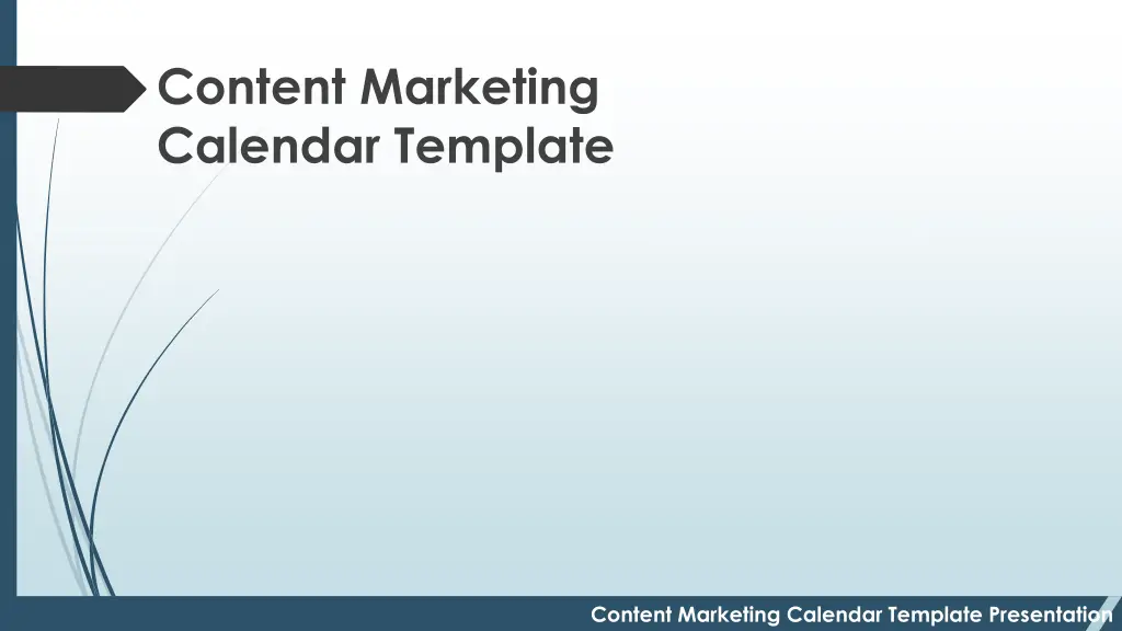 content marketing calendar template