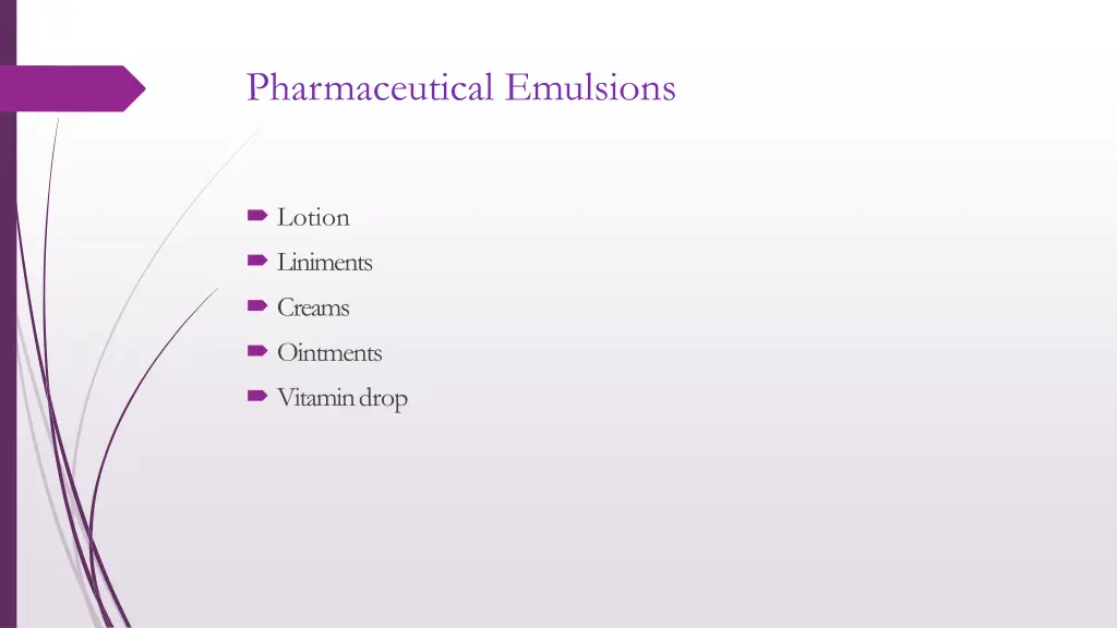 pharmaceutical emulsions