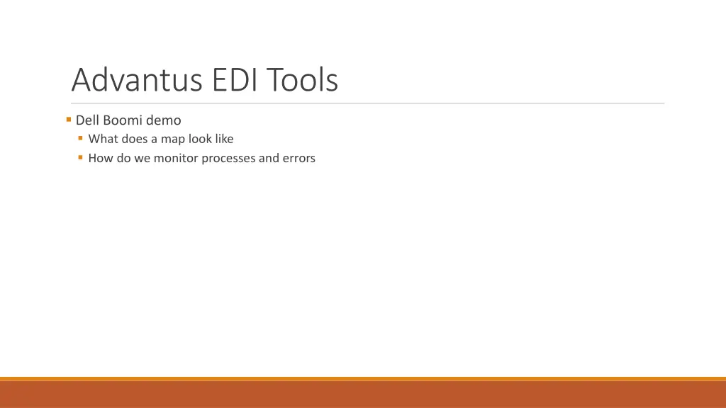 advantus edi tools