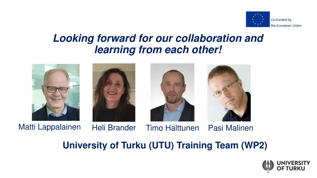 looking forward for our collaboration