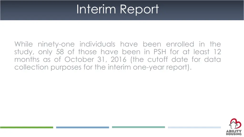 interim report