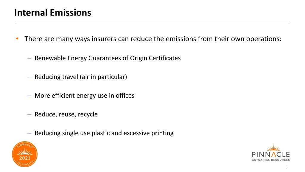 internal emissions