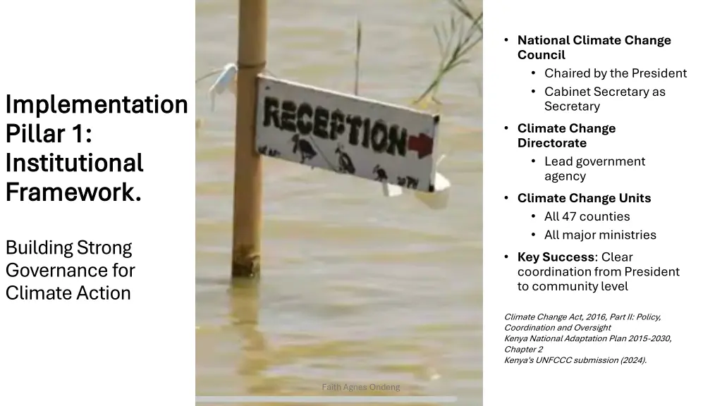 national climate change council chaired