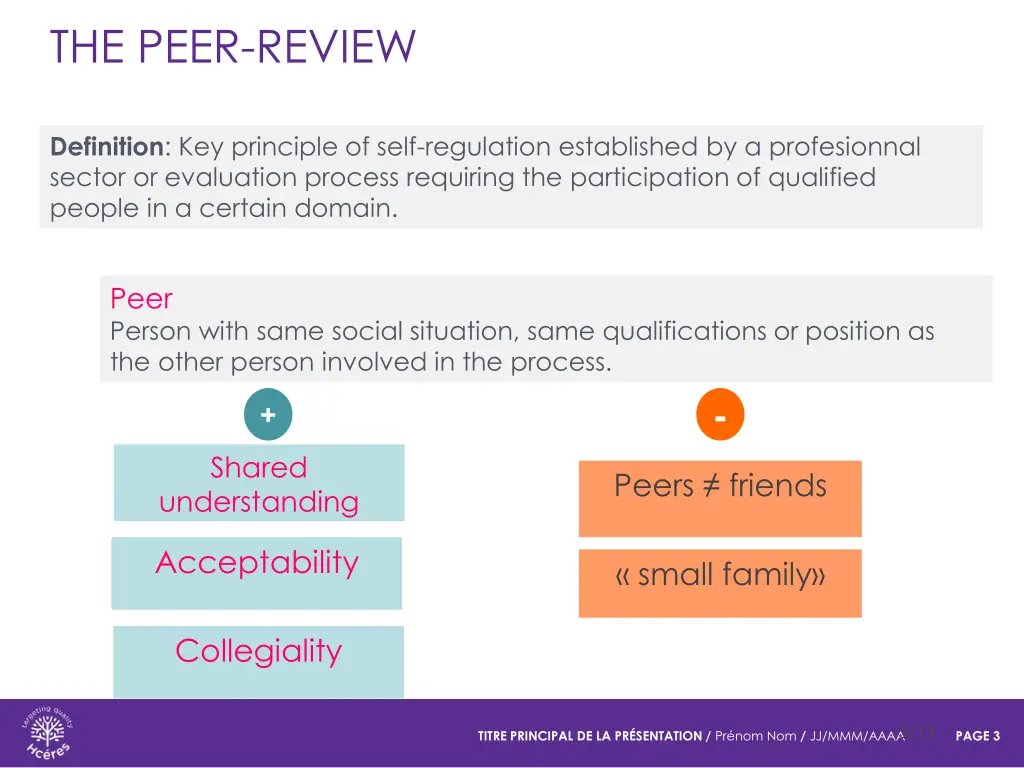 the peer review 1