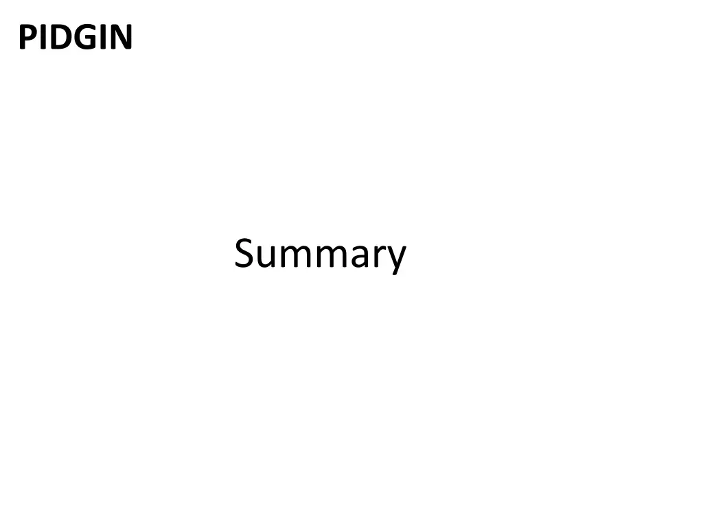 pidgin