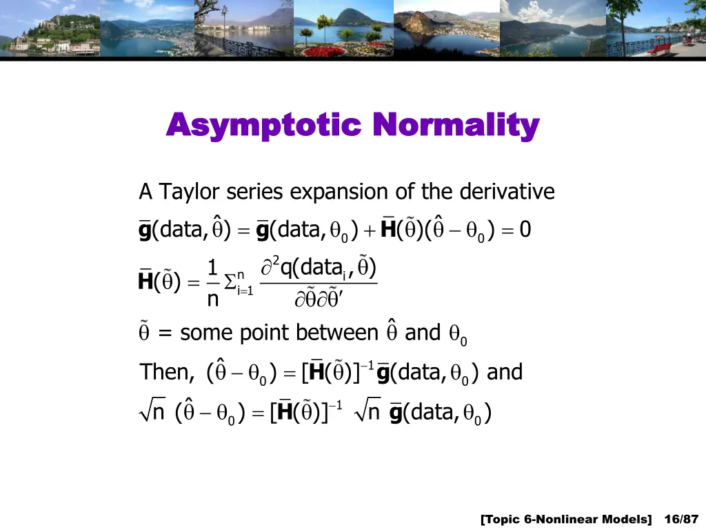 asymptotic normality asymptotic normality
